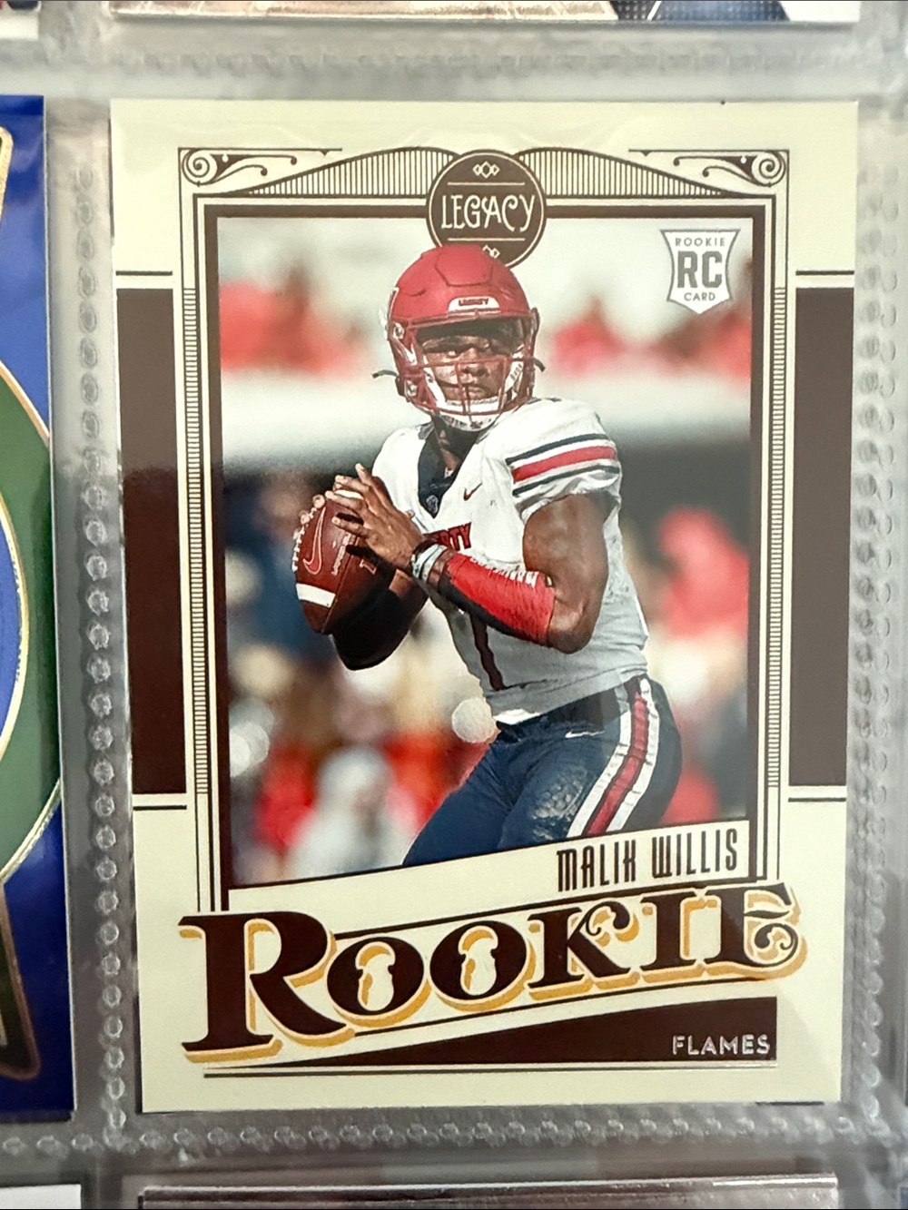 Legacy Rookie Card - Malik Willis (Red, White)